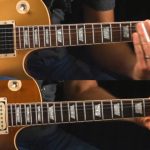 Artist Study – Joe Perry Split screen two guitars - Artist Study - Joe Perry